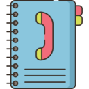 ui,interface,education,communications,phone,agenda,telephone,notepad,contacts,phone book